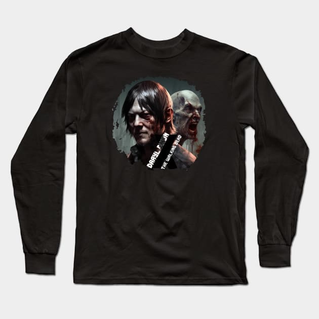 DARYL DIXON Long Sleeve T-Shirt by Pixy Official